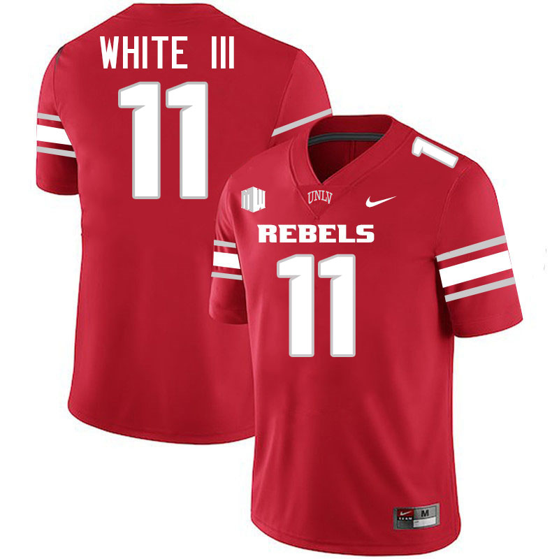 UNLV Rebels #11 Ricky White III College Football Jerseys,Uniforms-Scarlet